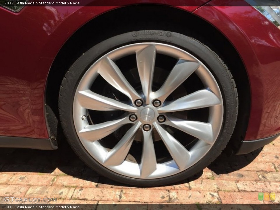 2012 Tesla Model S  Wheel and Tire Photo #103676973