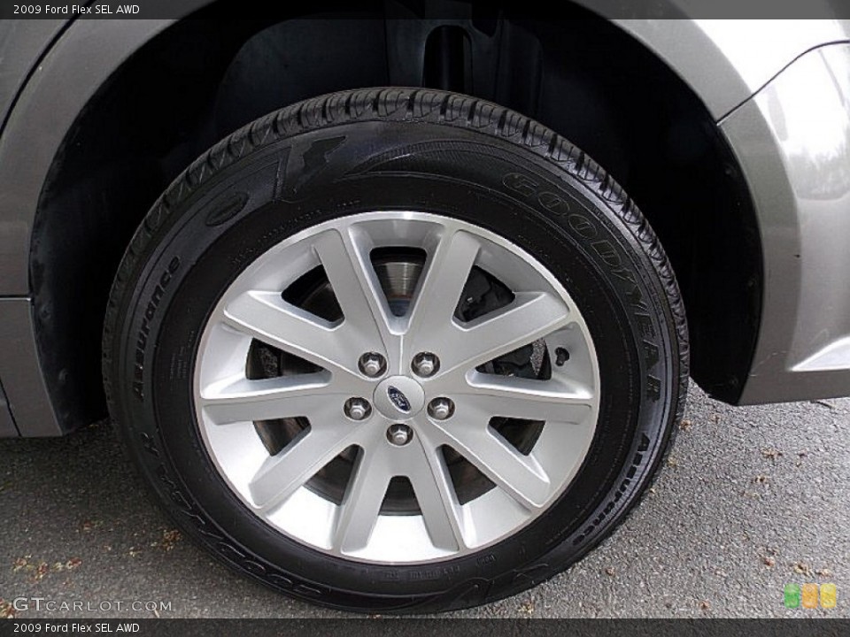 2009 Ford Flex SEL AWD Wheel and Tire Photo #103715079