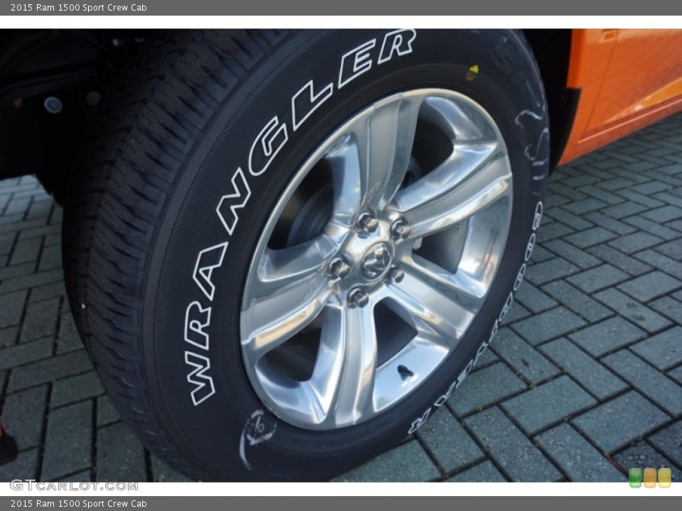 2015 Ram 1500 Sport Crew Cab Wheel and Tire Photo #103721843