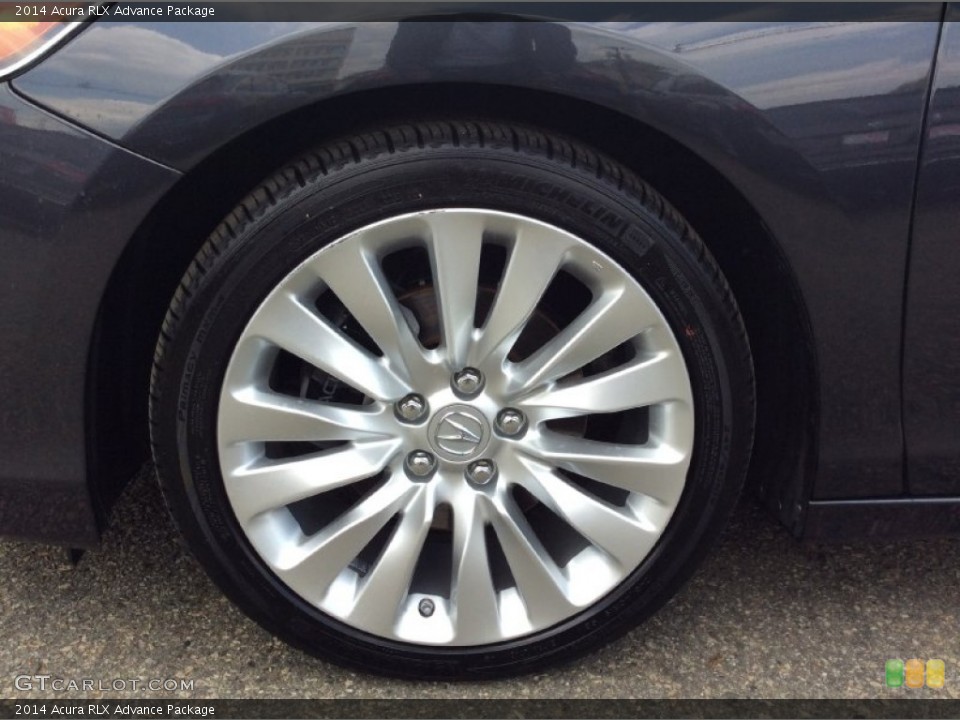 2014 Acura RLX Advance Package Wheel and Tire Photo #103737661