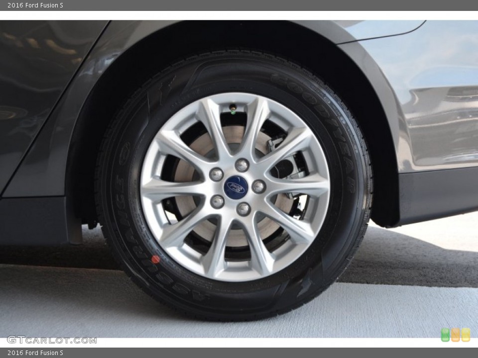 2016 Ford Fusion S Wheel and Tire Photo #103790173