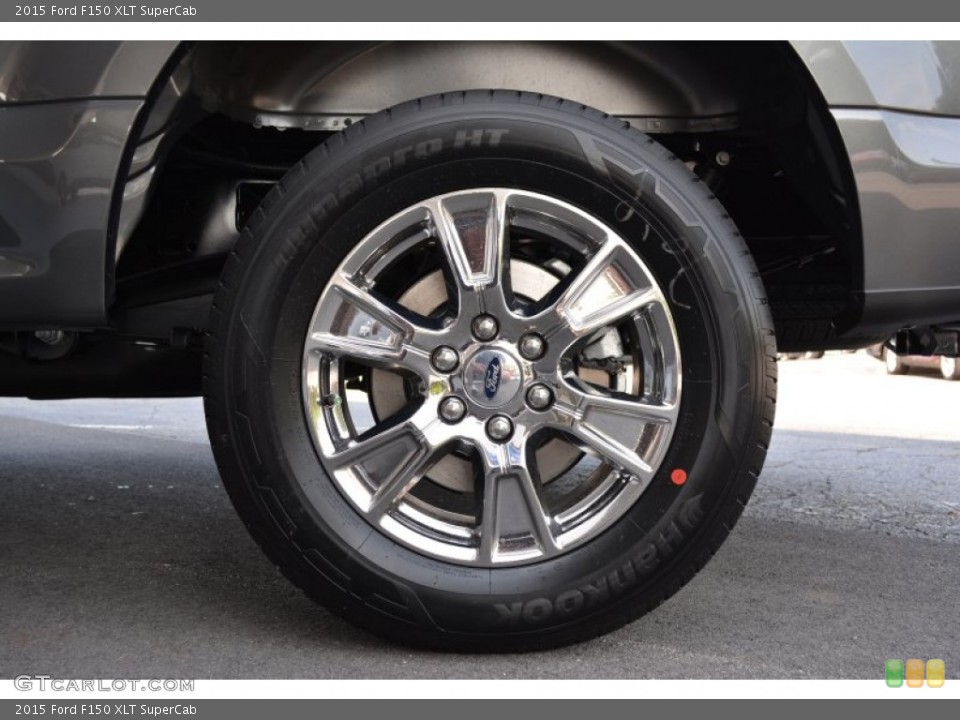 2015 Ford F150 XLT SuperCab Wheel and Tire Photo #103791154