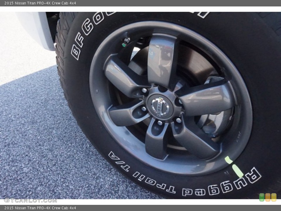 2015 Nissan Titan PRO-4X Crew Cab 4x4 Wheel and Tire Photo #103807927
