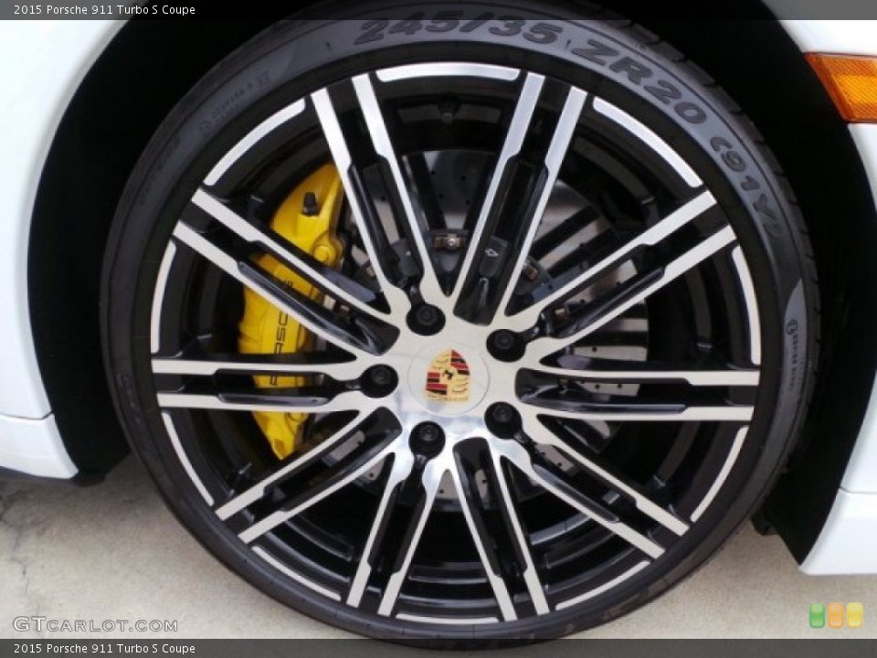 2015 Porsche 911 Turbo S Coupe Wheel and Tire Photo #103818628