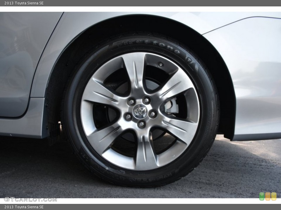 2013 Toyota Sienna SE Wheel and Tire Photo #103862792