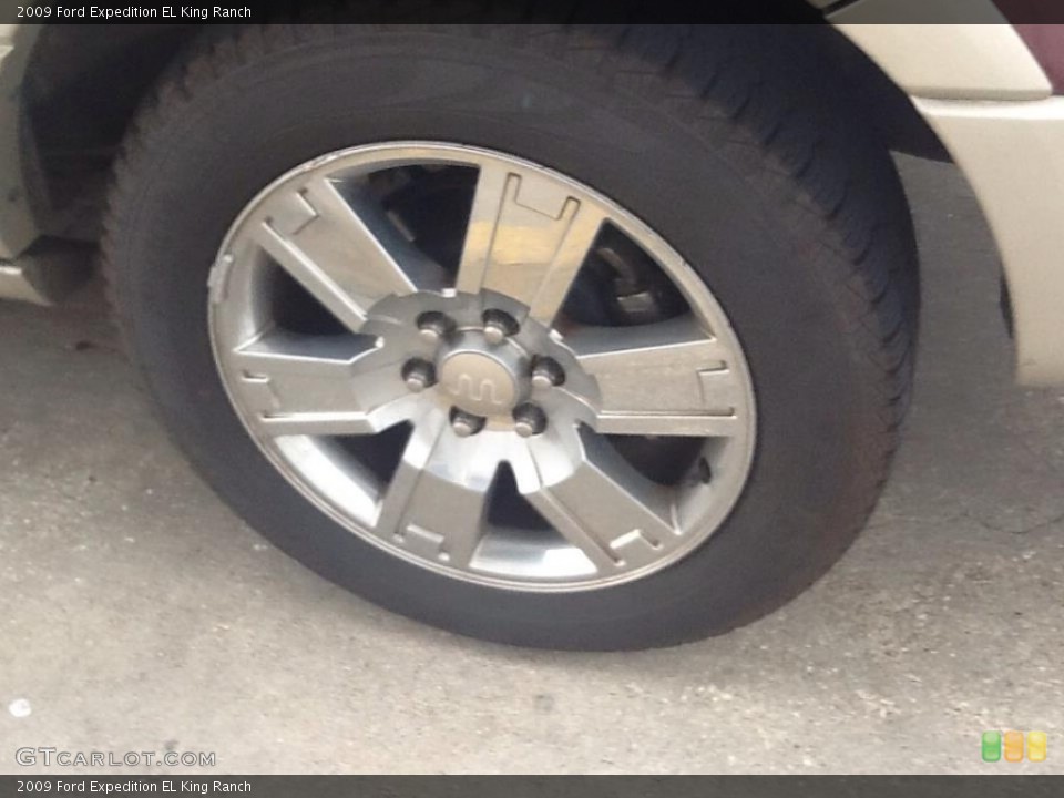 2009 Ford Expedition EL King Ranch Wheel and Tire Photo #103895070
