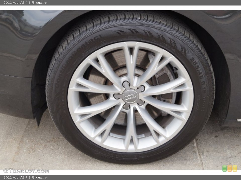 2011 Audi A8 4.2 FSI quattro Wheel and Tire Photo #103978780