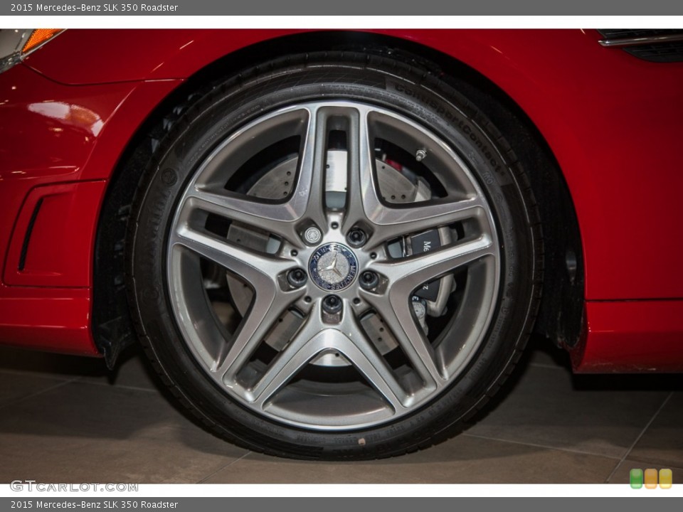2015 Mercedes-Benz SLK 350 Roadster Wheel and Tire Photo #103981558