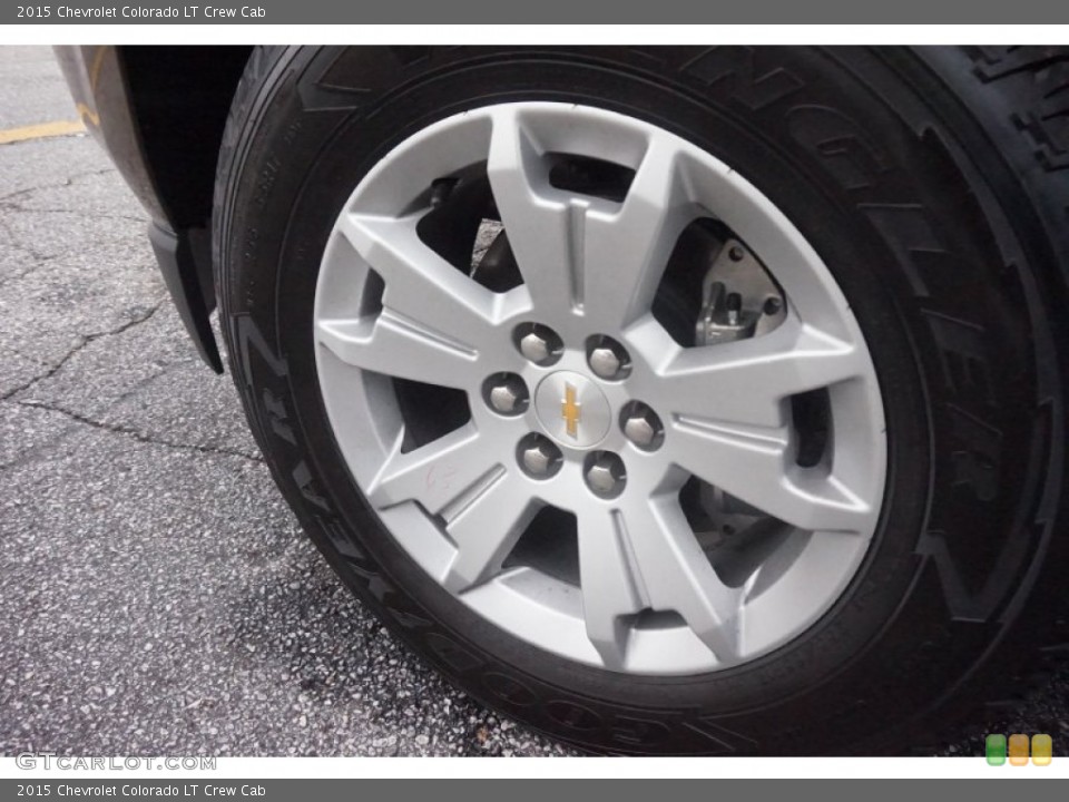 2015 Chevrolet Colorado LT Crew Cab Wheel and Tire Photo #103982407
