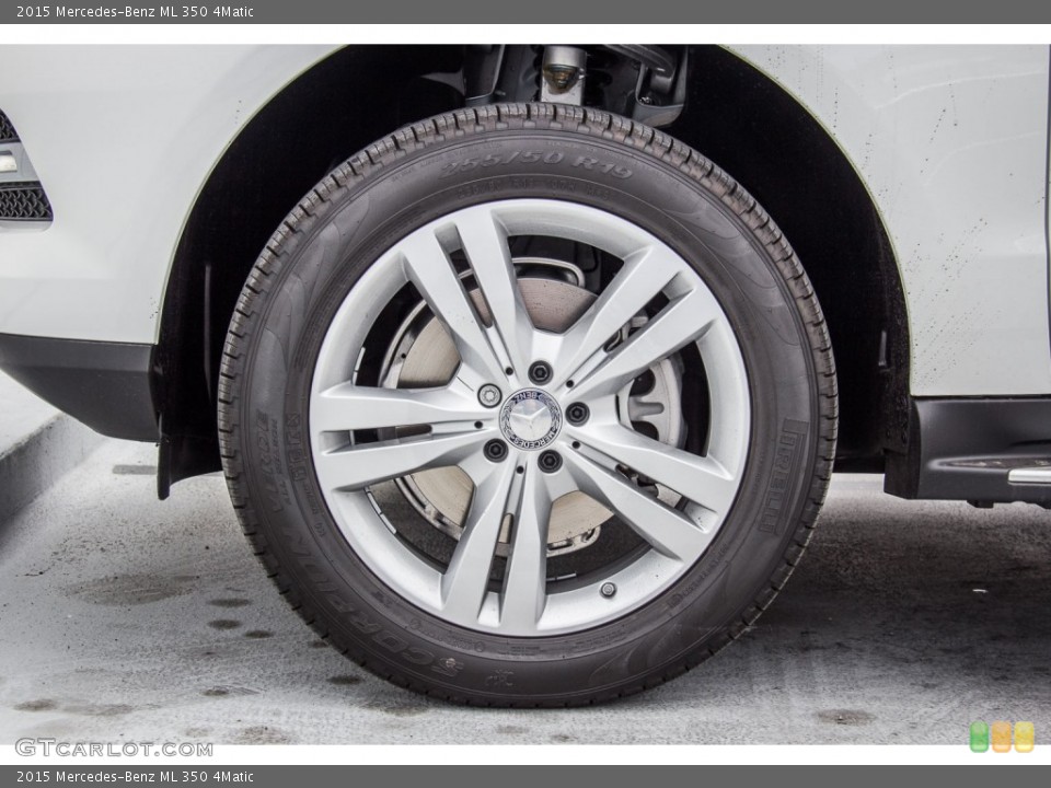 2015 Mercedes-Benz ML 350 4Matic Wheel and Tire Photo #104034176