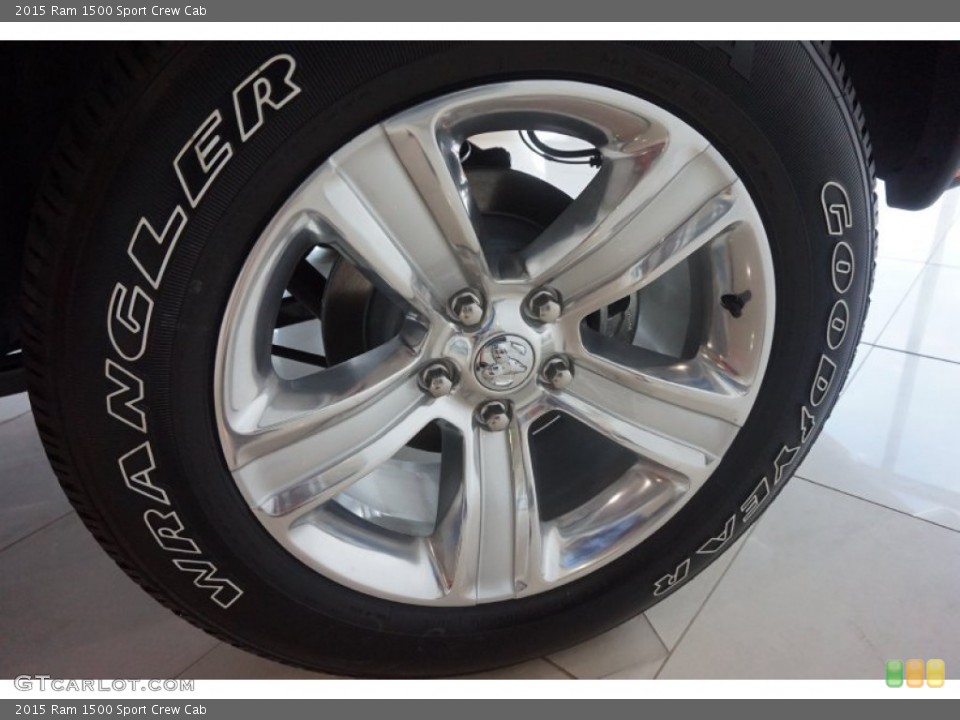 2015 Ram 1500 Sport Crew Cab Wheel and Tire Photo #104042862