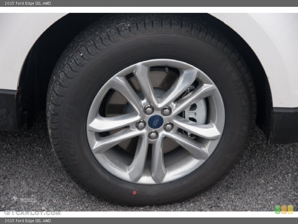 2015 Ford Edge SEL AWD Wheel and Tire Photo #104097922