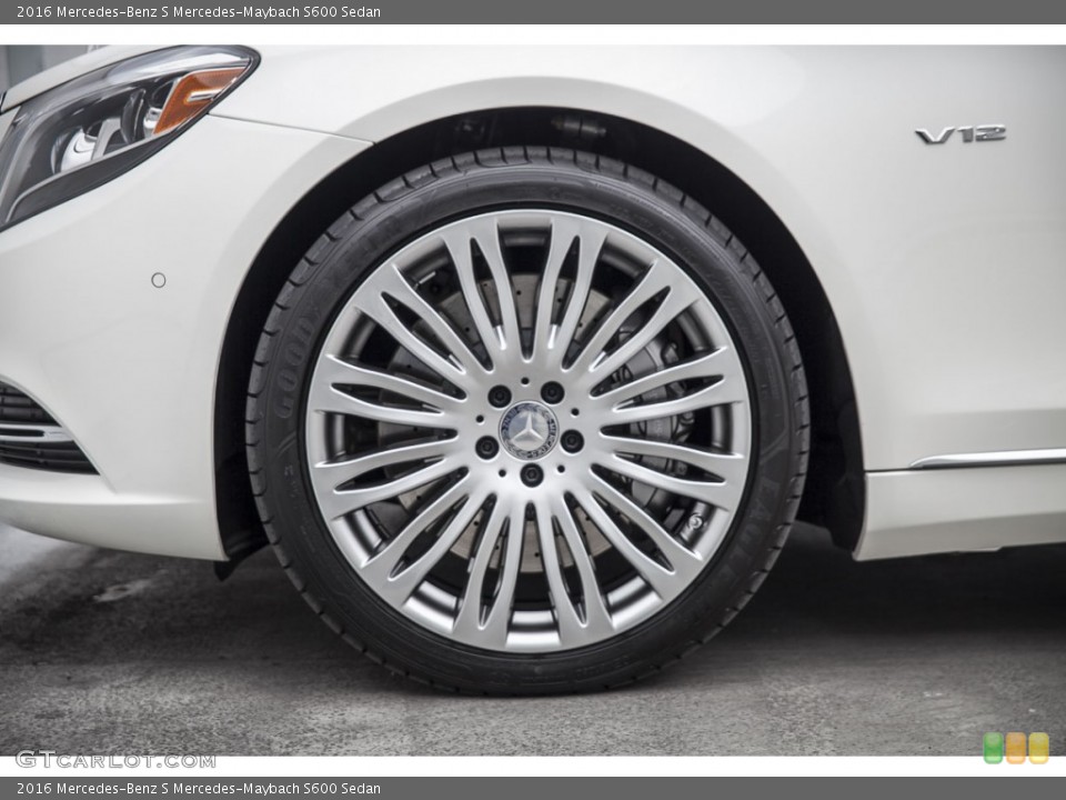 2016 Mercedes-Benz S Mercedes-Maybach S600 Sedan Wheel and Tire Photo #104162855