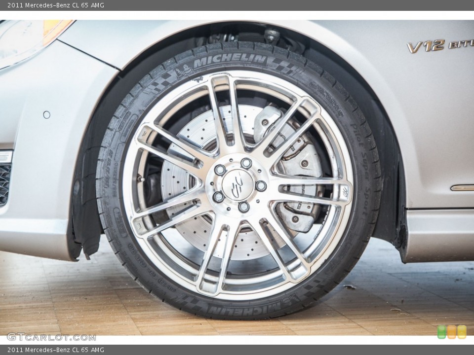 2011 Mercedes-Benz CL 65 AMG Wheel and Tire Photo #104208810