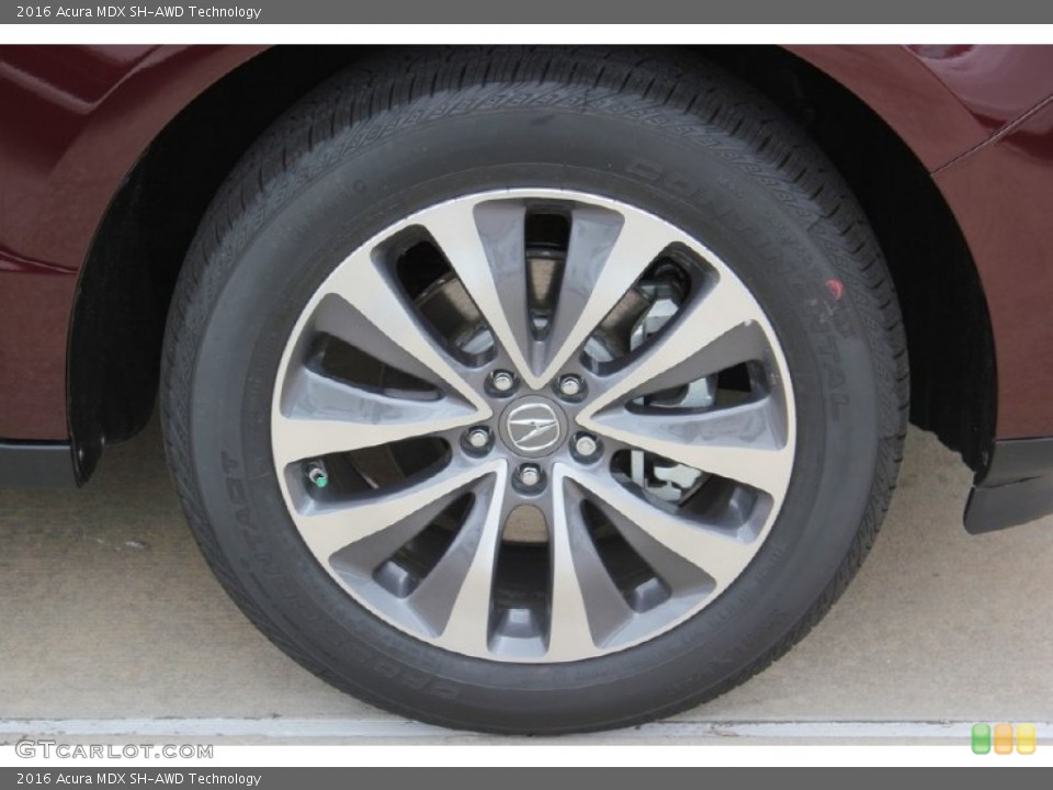 2016 Acura MDX SH-AWD Technology Wheel and Tire Photo #104242172