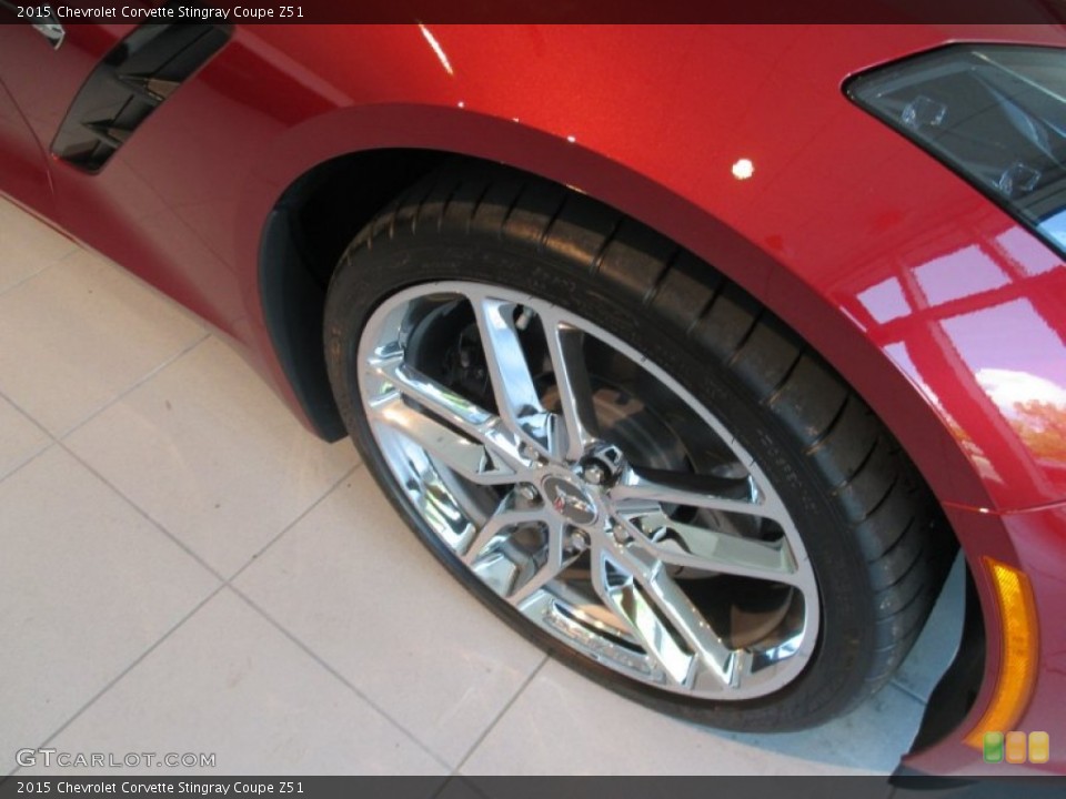 2015 Chevrolet Corvette Stingray Coupe Z51 Wheel and Tire Photo #104254210