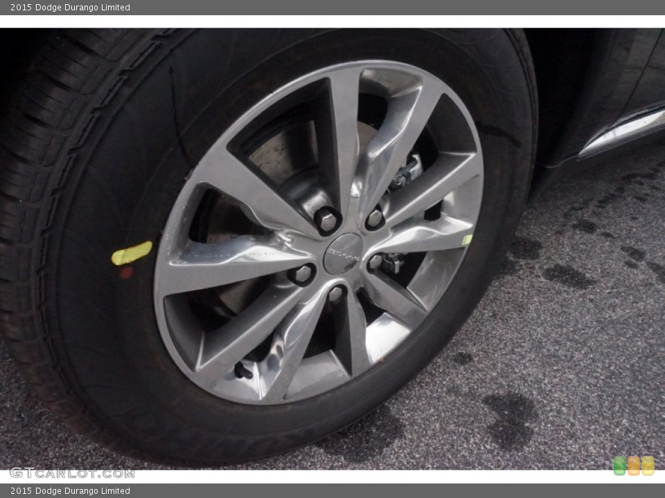 2015 Dodge Durango Limited Wheel and Tire Photo #104255055