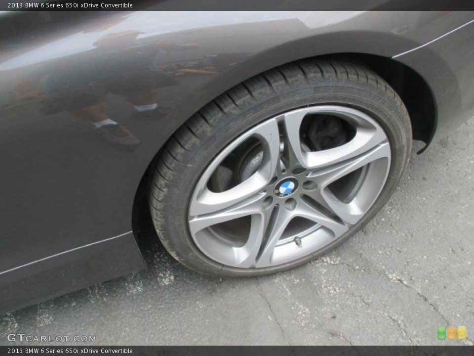 2013 BMW 6 Series 650i xDrive Convertible Wheel and Tire Photo #104260905