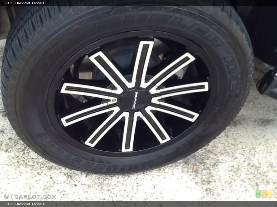 2015 Chevrolet Tahoe Custom Wheel and Tire Photo #104275801
