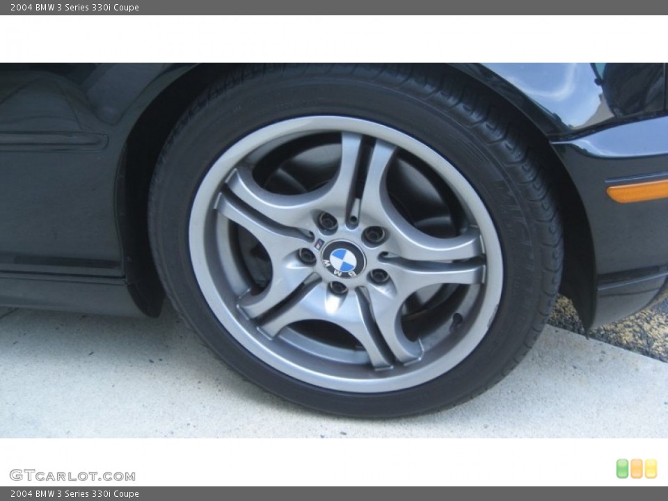 2004 BMW 3 Series 330i Coupe Wheel and Tire Photo #104302883