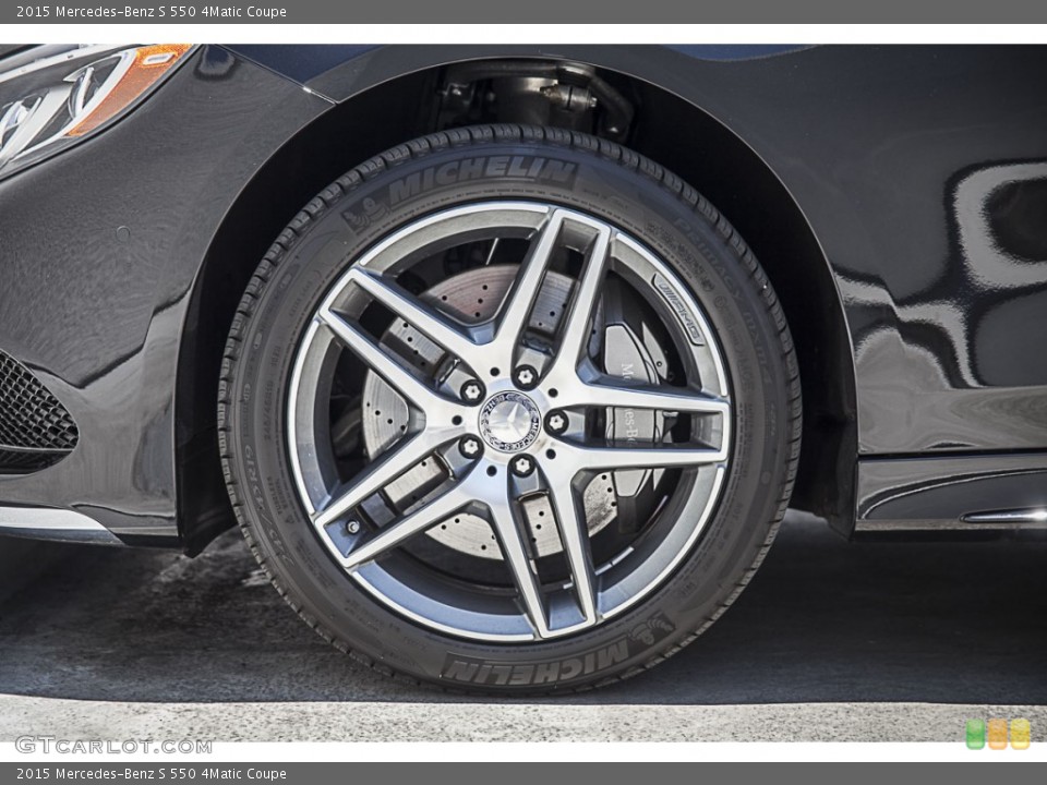 2015 Mercedes-Benz S 550 4Matic Coupe Wheel and Tire Photo #104316557