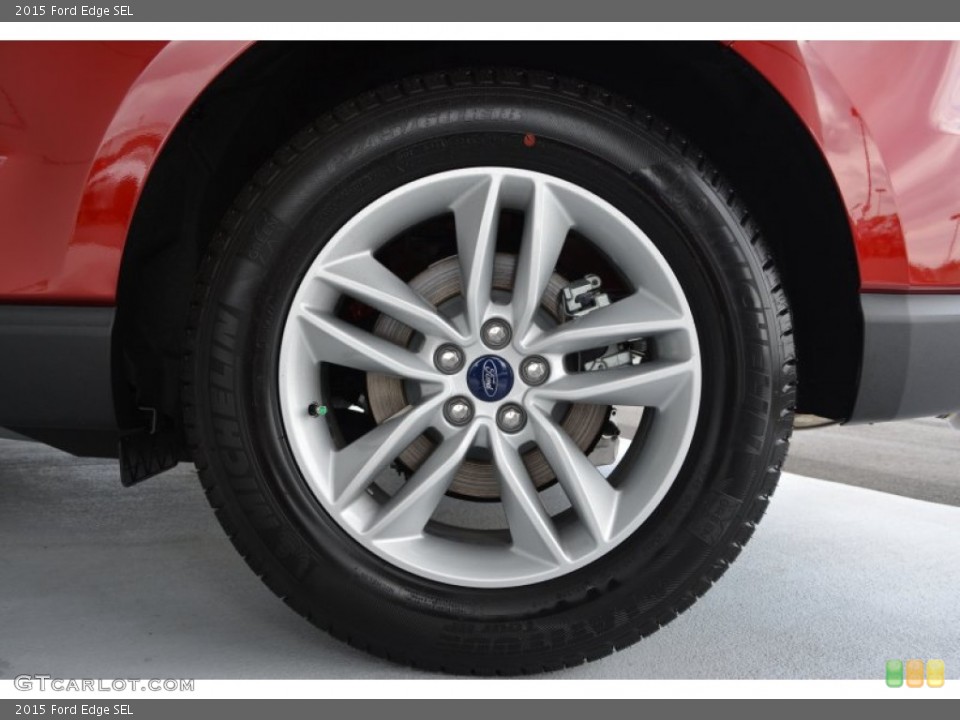 2015 Ford Edge SEL Wheel and Tire Photo #104328560