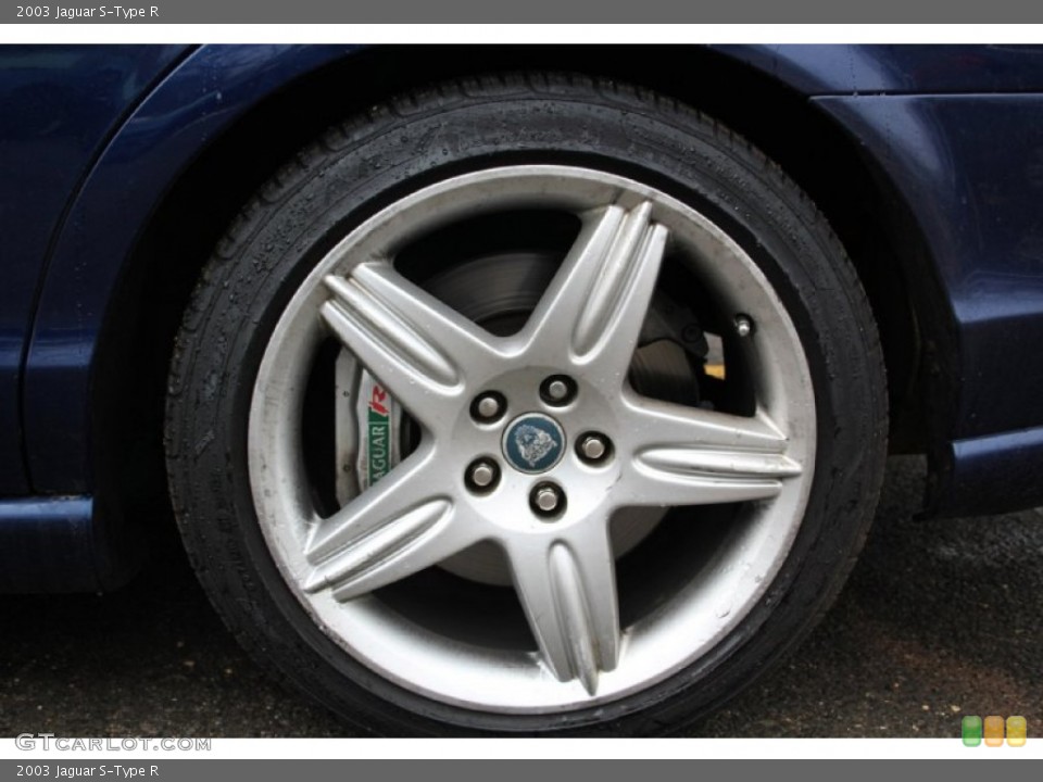 2003 Jaguar S-Type R Wheel and Tire Photo #104349155