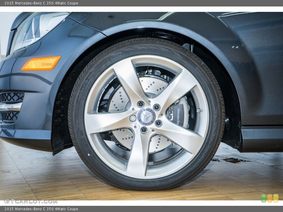 2015 Mercedes-Benz C 350 4Matic Coupe Wheel and Tire Photo #104360767