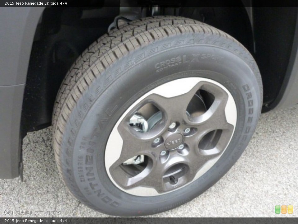 2015 Jeep Renegade Latitude 4x4 Wheel and Tire Photo #104386686