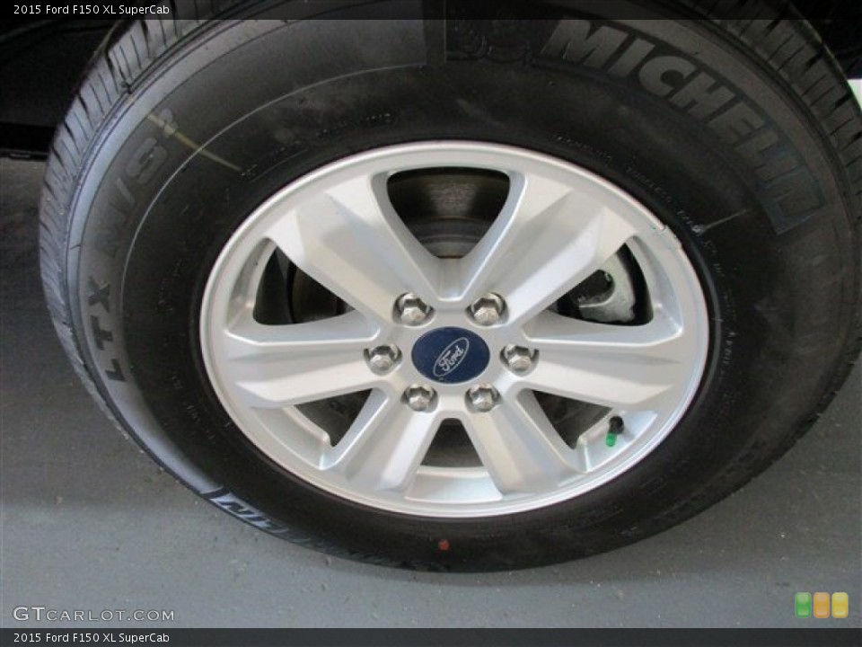 2015 Ford F150 XL SuperCab Wheel and Tire Photo #104411138