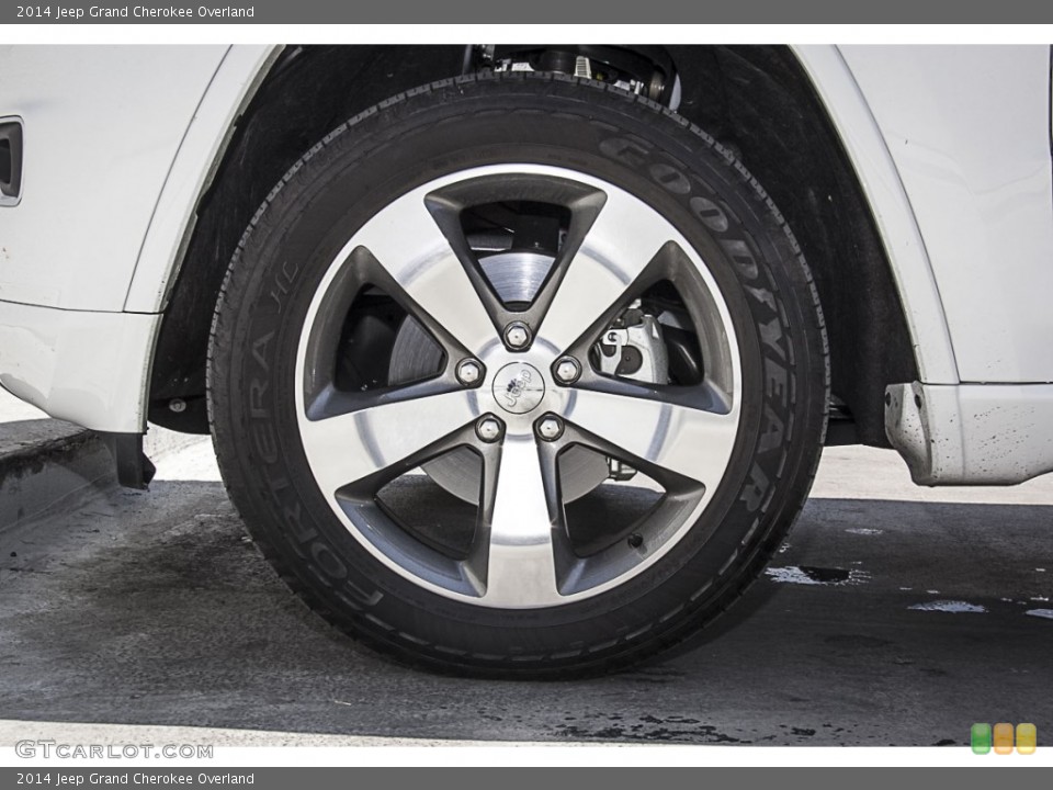 2014 Jeep Grand Cherokee Overland Wheel and Tire Photo #104444962