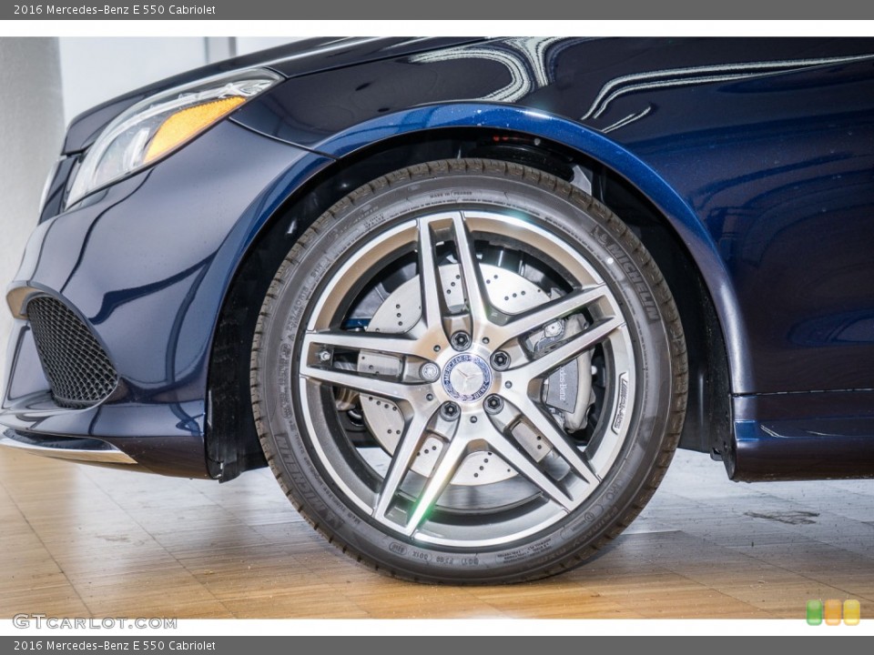 2016 Mercedes-Benz E 550 Cabriolet Wheel and Tire Photo #104491866