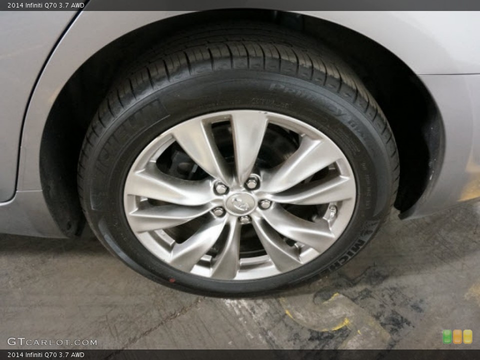 2014 Infiniti Q70 3.7 AWD Wheel and Tire Photo #104500962