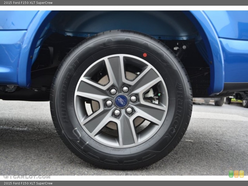 2015 Ford F150 XLT SuperCrew Wheel and Tire Photo #104506656