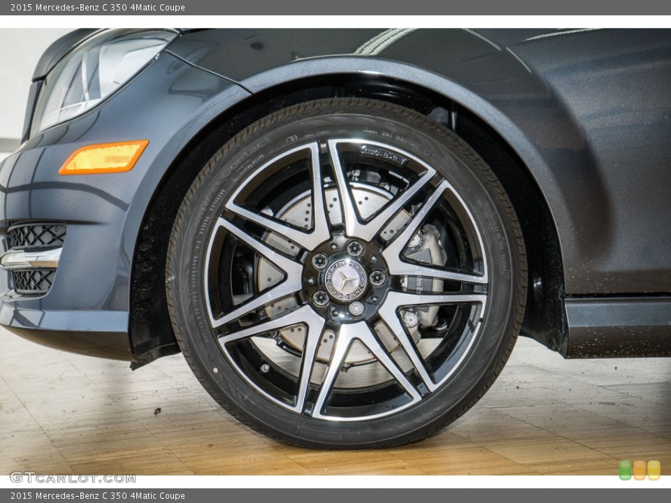 2015 Mercedes-Benz C 350 4Matic Coupe Wheel and Tire Photo #104530312