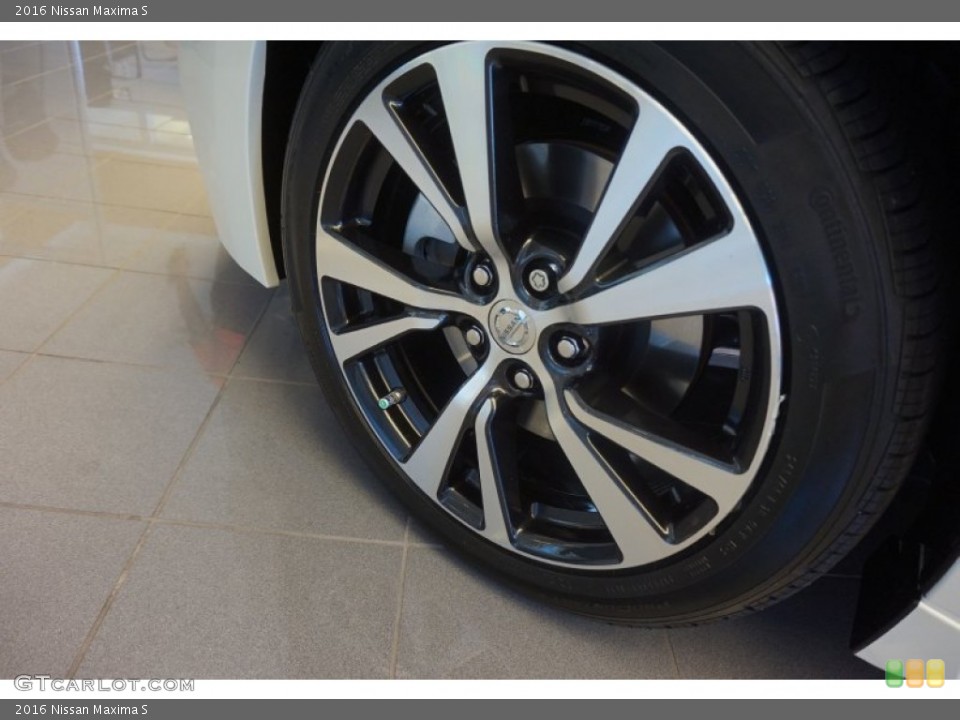 2016 Nissan Maxima S Wheel and Tire Photo #104536723