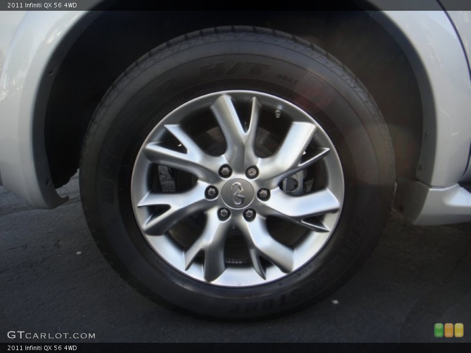 2011 Infiniti QX 56 4WD Wheel and Tire Photo #104537599