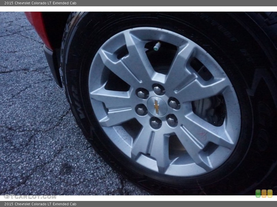 2015 Chevrolet Colorado LT Extended Cab Wheel and Tire Photo #104545219