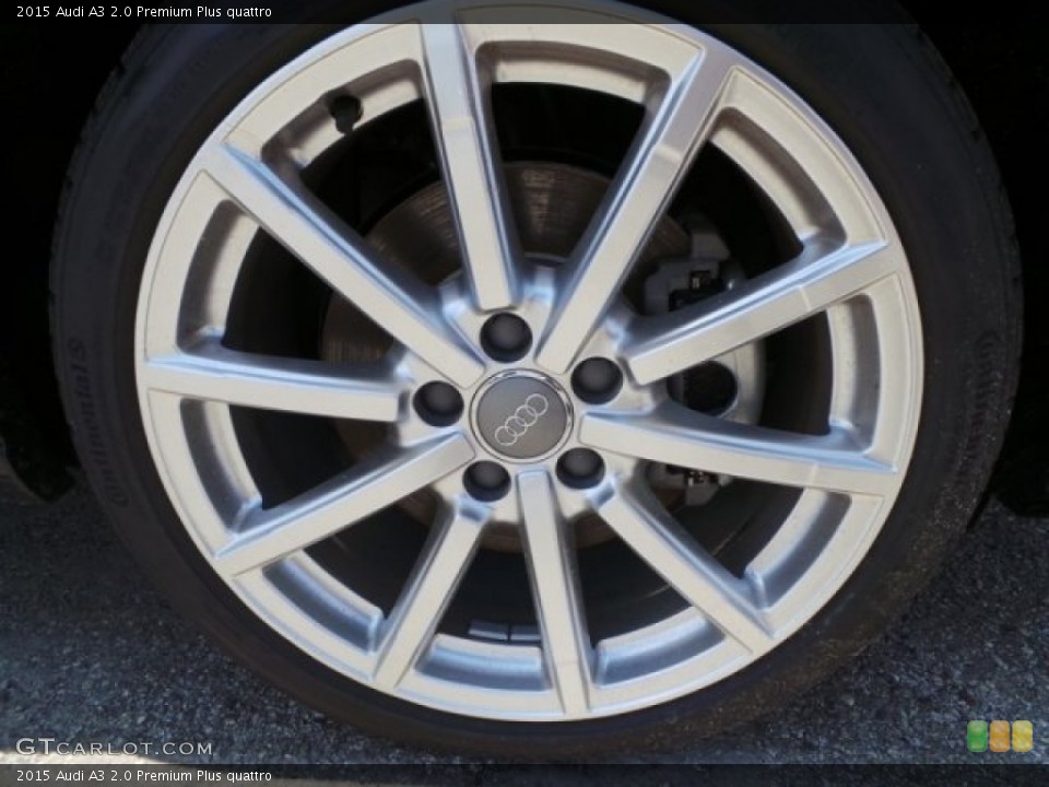 2015 Audi A3 2.0 Premium Plus quattro Wheel and Tire Photo #104555572