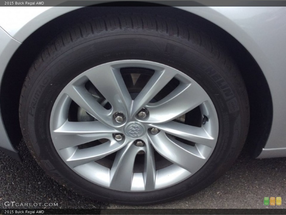 2015 Buick Regal AWD Wheel and Tire Photo #104555959