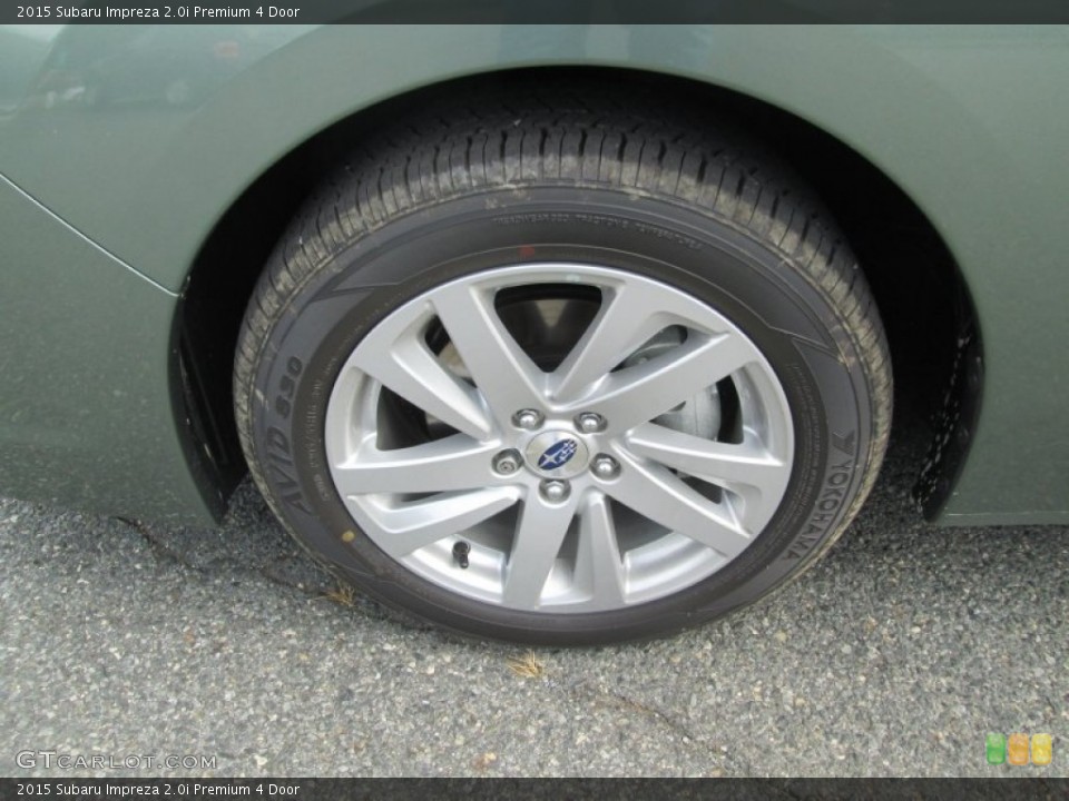 2015 Subaru Impreza 2.0i Premium 4 Door Wheel and Tire Photo #104585106