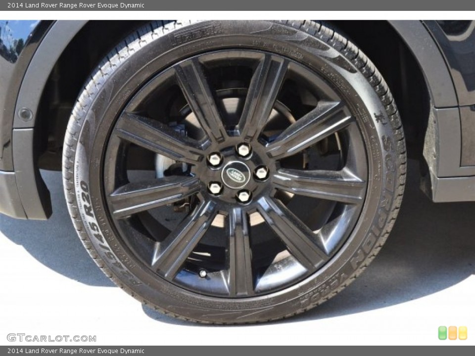 2014 Land Rover Range Rover Evoque Dynamic Wheel and Tire Photo #104604983