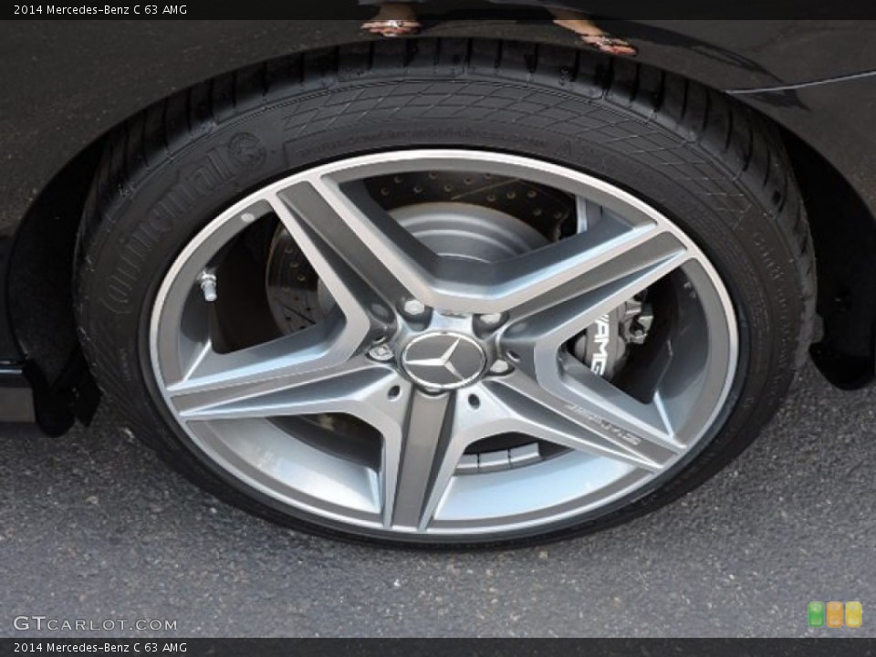 2014 Mercedes-Benz C 63 AMG Wheel and Tire Photo #104610491