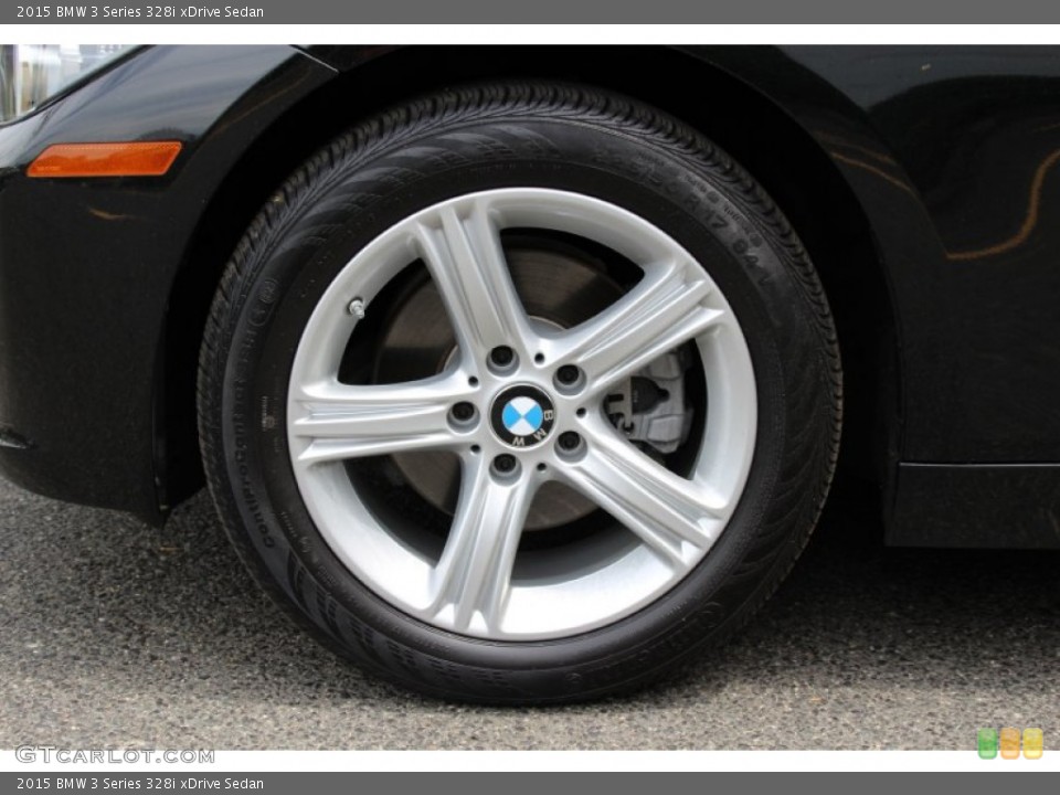 2015 BMW 3 Series 328i xDrive Sedan Wheel and Tire Photo #104669614