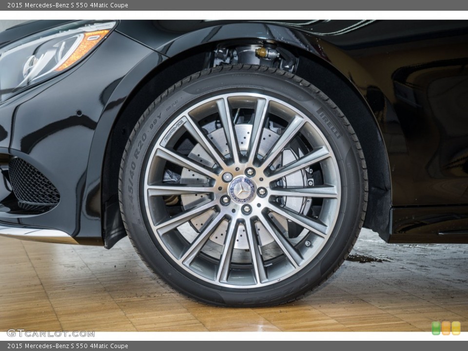 2015 Mercedes-Benz S 550 4Matic Coupe Wheel and Tire Photo #104672395