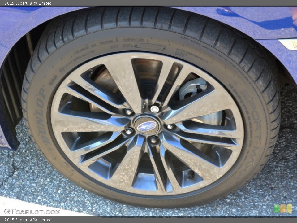 2015 Subaru WRX Limited Wheel and Tire Photo #104682492
