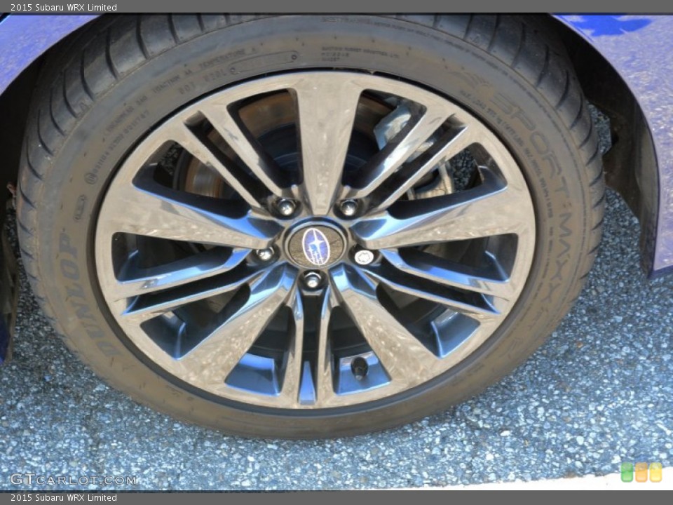 2015 Subaru WRX Limited Wheel and Tire Photo #104682510