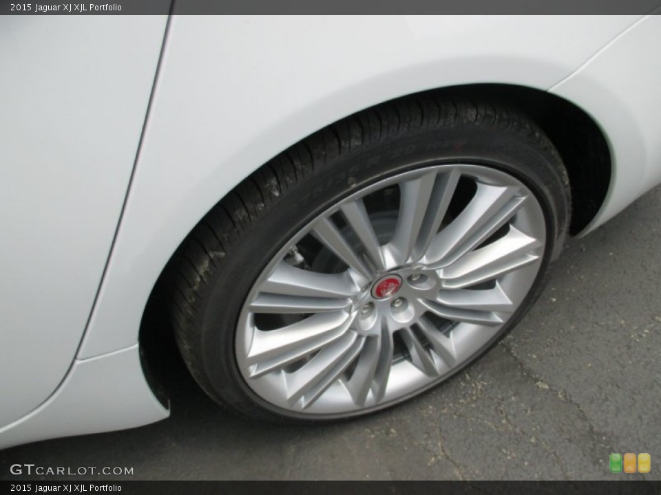 2015 Jaguar XJ XJL Portfolio Wheel and Tire Photo #104692281