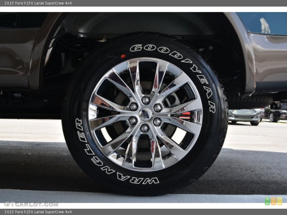 2015 Ford F150 Lariat SuperCrew 4x4 Wheel and Tire Photo #104722544