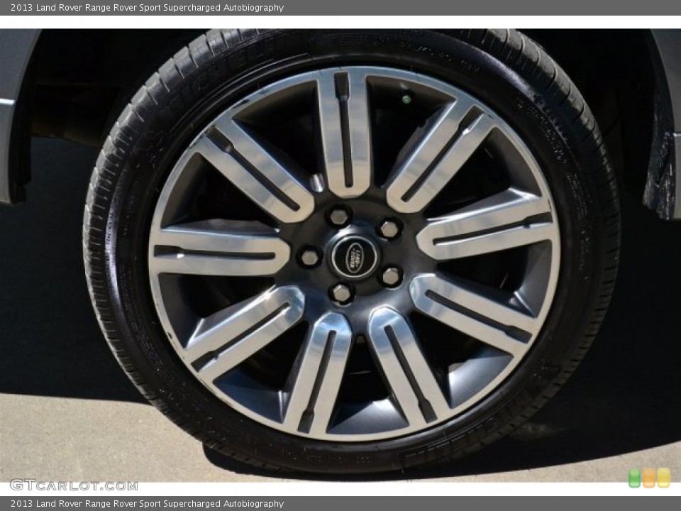 2013 Land Rover Range Rover Sport Supercharged Autobiography Wheel and Tire Photo #104733128